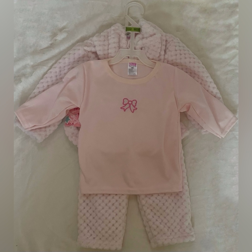 Baby Pink 3 piece set size 12 Month - Picture 3 of 4